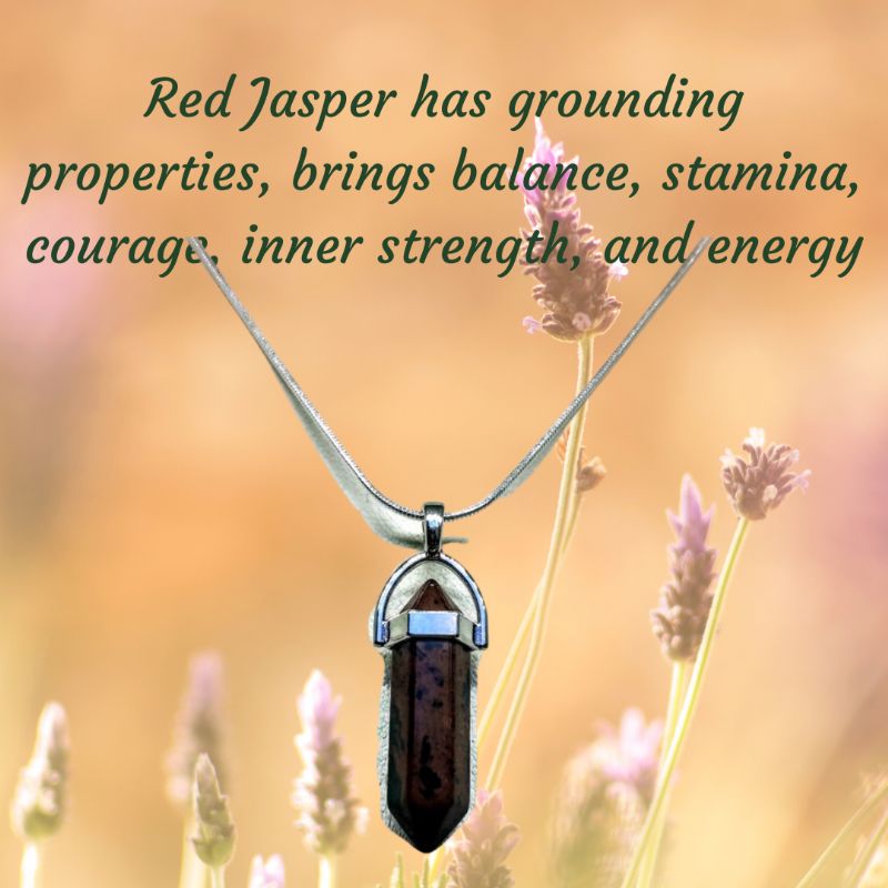 Red Jasper Gemstone Pendant